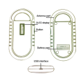 Scanner de puce d&#39;identification de puce d&#39;animal de chat de chien de RFID